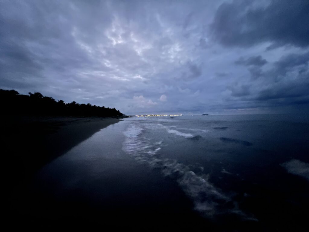 Beach dusk